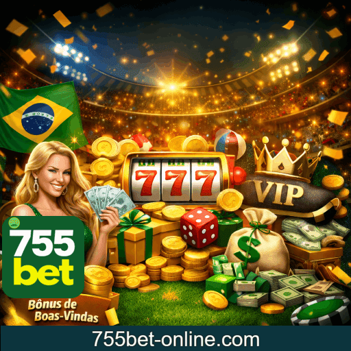 Imagem ilustrativa de promoções de cassino com slot machine, moedas e prêmios